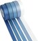 Dusty Blue Satin Ribbon 1/2 Inch Blue Ribbon for Gift Wrapping 5 Rolls Assortment French Blue Wedding Ribbon for DIY Crafts Blue Wedding Decor - 50Yards